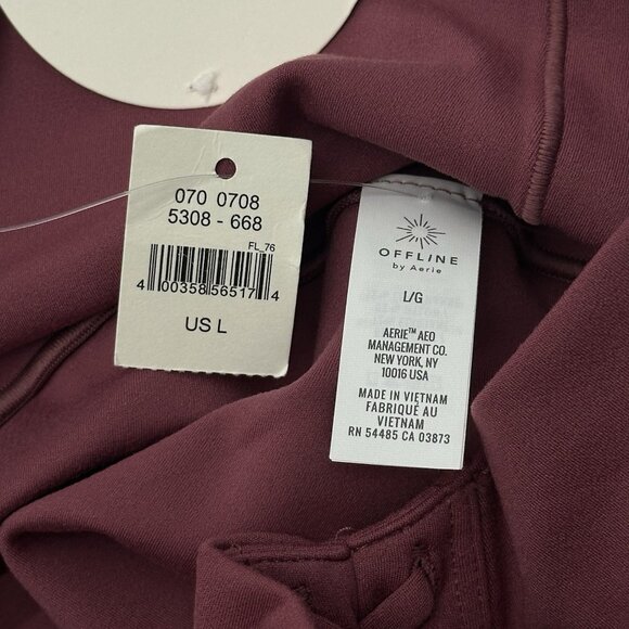 OFFLINE by Aerie Real Me Size Large Brick Stone High Rise Lace-Up 7/8 Leggings - Picture 7 of 12